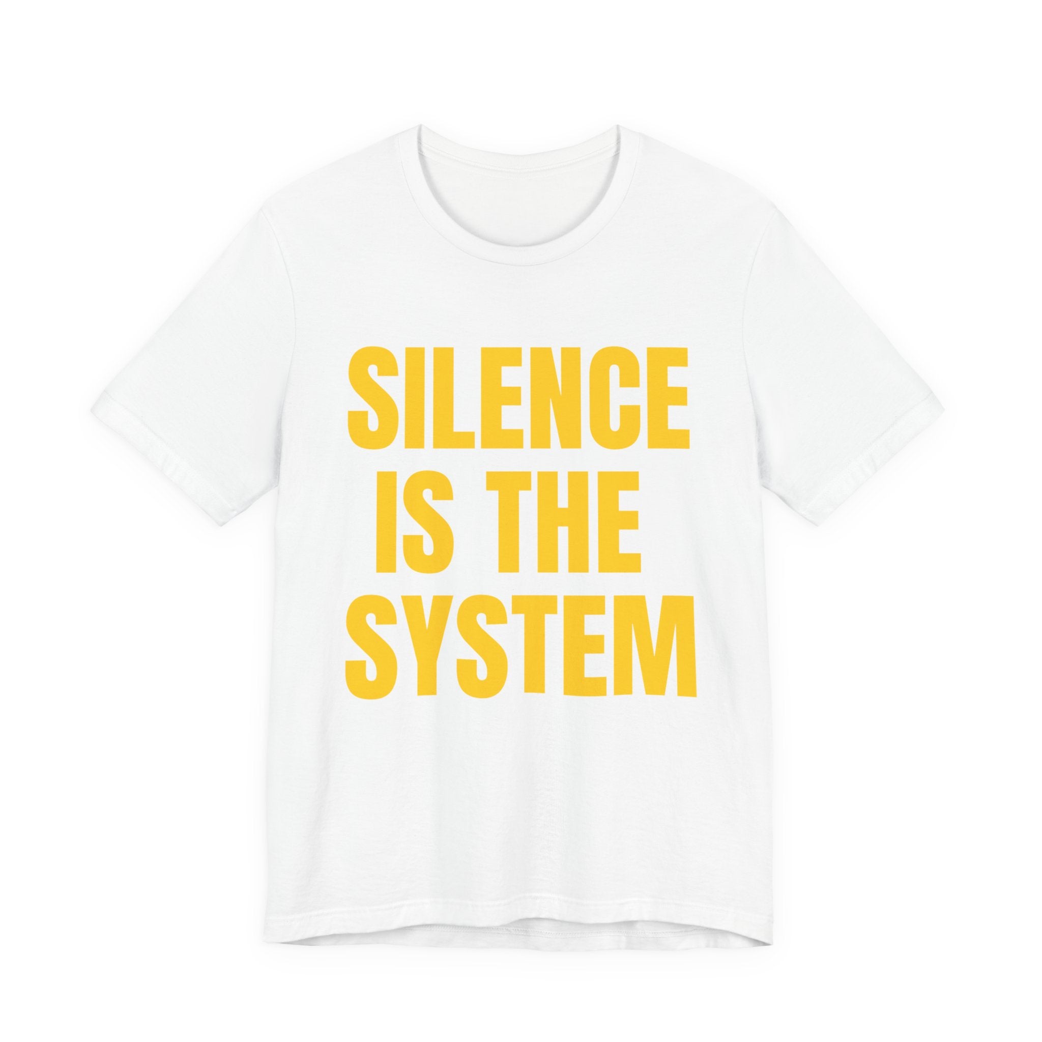 Silence is The System-'Statement Tee'.