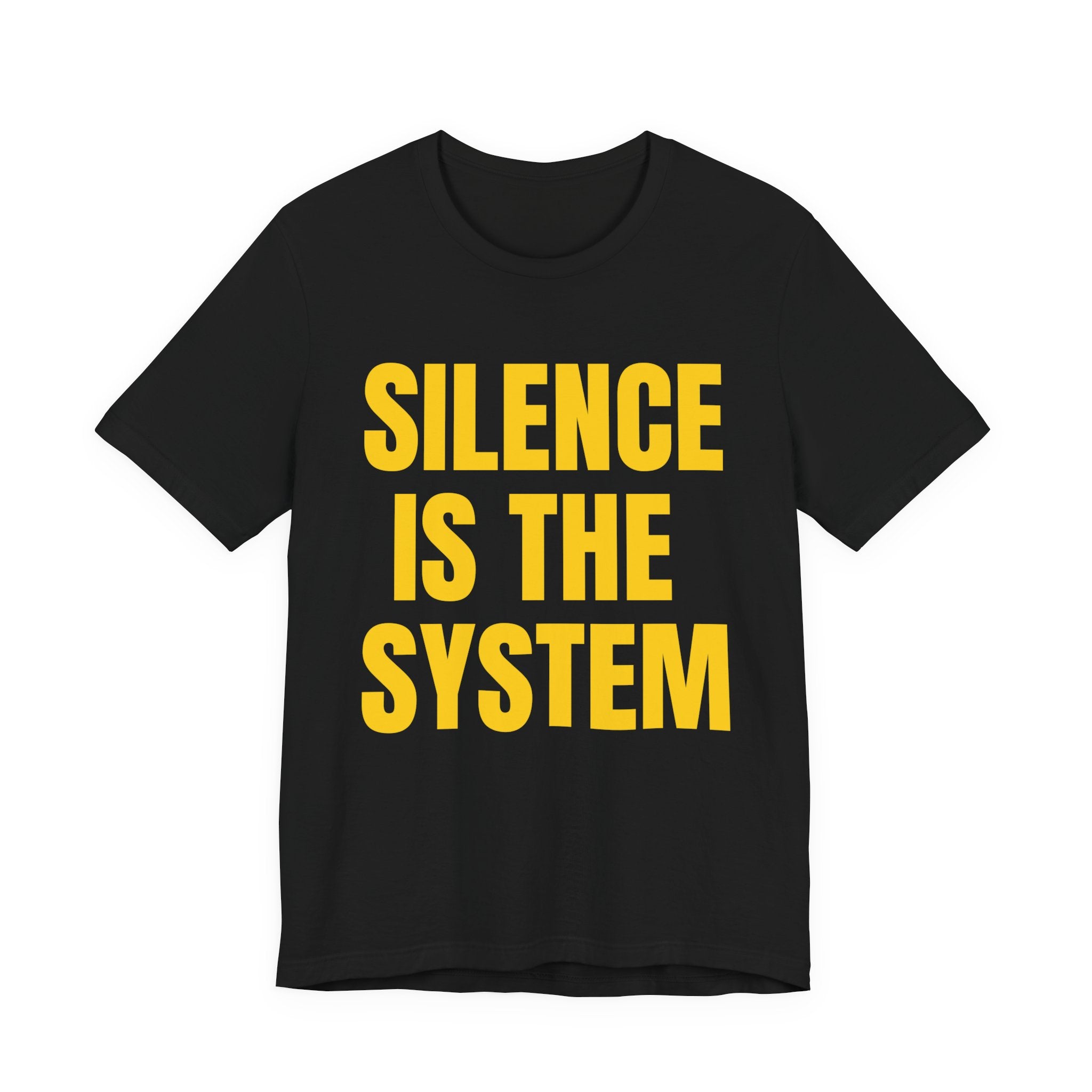 Silence is The System-'Statement Tee'.